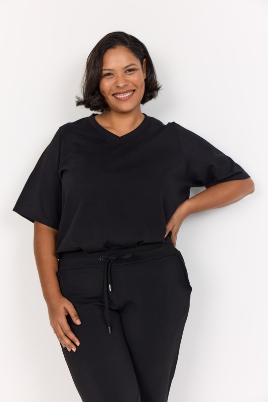 Curvy Waverona 2 T-shirt Sort